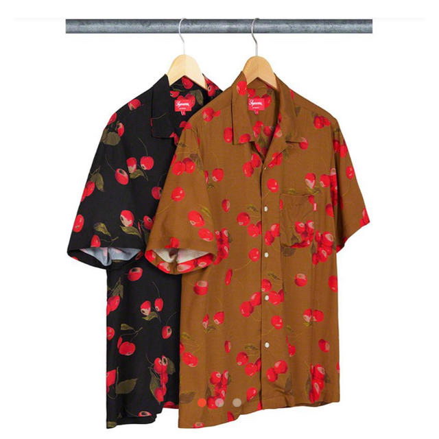 Supreme Cherry Rayon S/S Shirt Sサイズ