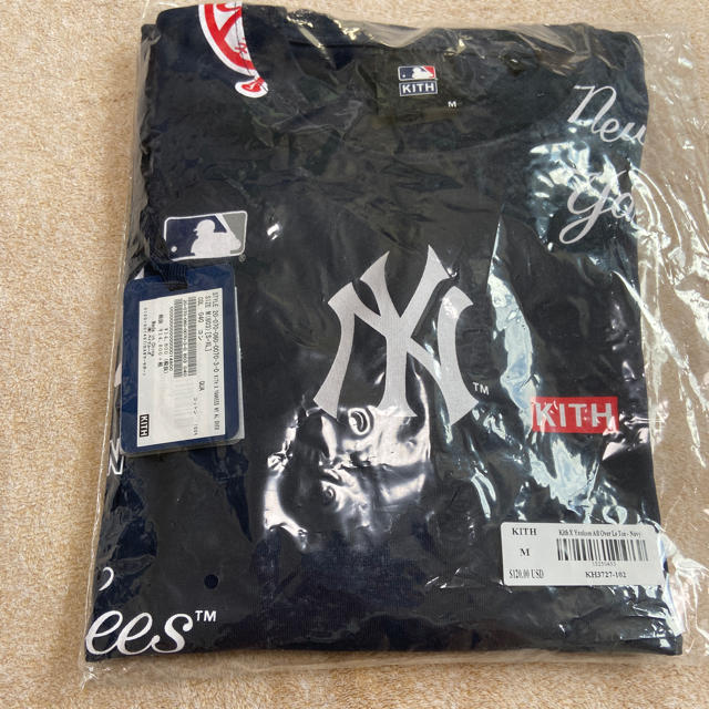 KEITH(キース)のKITH×MLB YANKEES NY L/S ネイビー　M メンズのトップス(Tシャツ/カットソー(七分/長袖))の商品写真