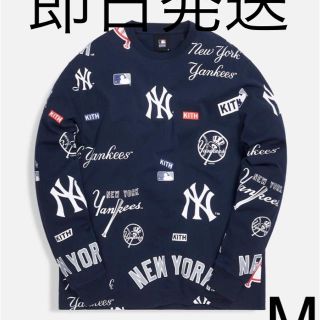 キース(KEITH)のKITH×MLB YANKEES NY L/S ネイビー　M(Tシャツ/カットソー(七分/長袖))