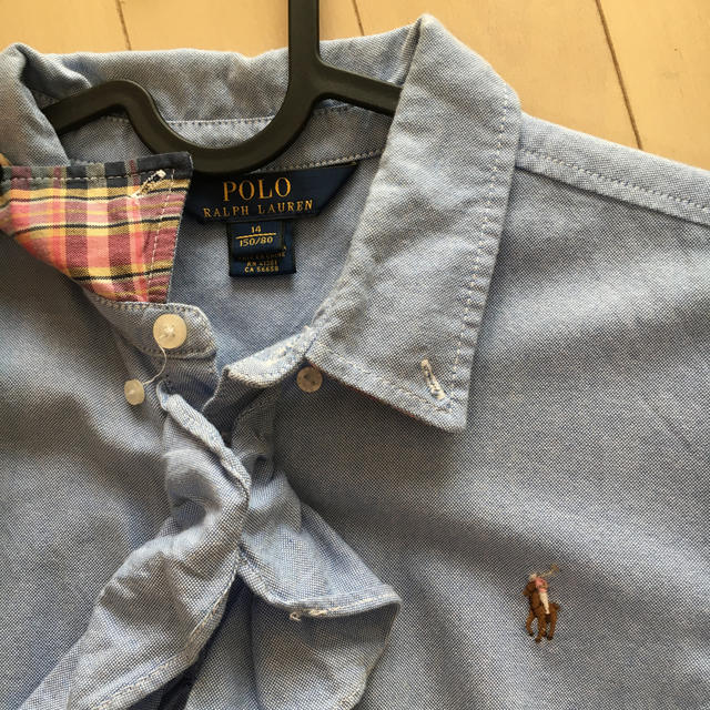 POLO RALPH LAUREN(ポロラルフローレン)のラルフローレン  ワンピース　フリル150 キッズ/ベビー/マタニティのキッズ服女の子用(90cm~)(ワンピース)の商品写真