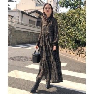 アメリヴィンテージ(Ameri VINTAGE)のAmeri vintageアメリTWINKLE WIDENING DRESS(ロングワンピース/マキシワンピース)