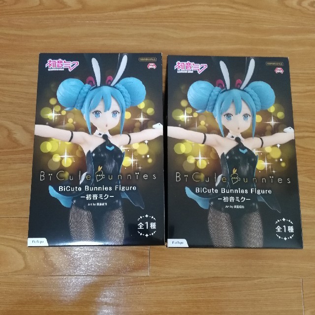 BiCute Bunnies Figure 初音ミク フィギュア バニー  2個 エンタメ/ホビーのフィギュア(アニメ/ゲーム)の商品写真