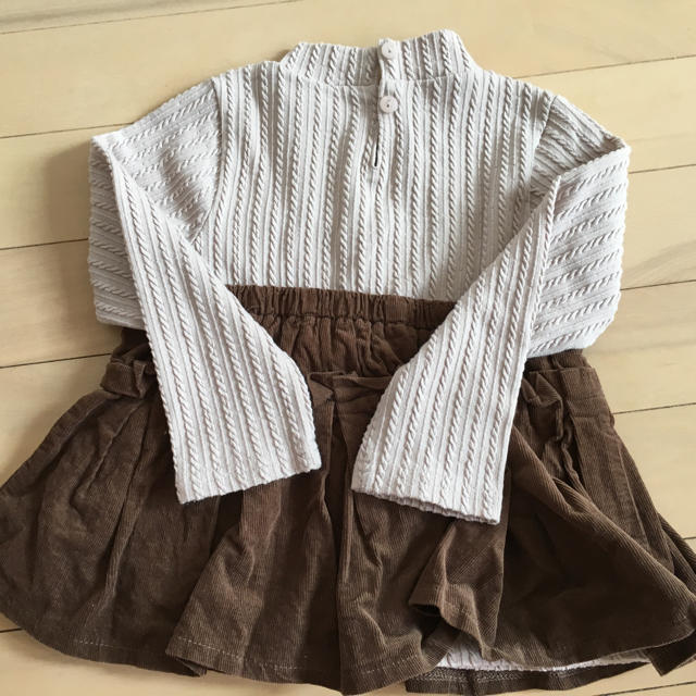 petit main(プティマイン)のトップス100 キッズ/ベビー/マタニティのキッズ服女の子用(90cm~)(Tシャツ/カットソー)の商品写真