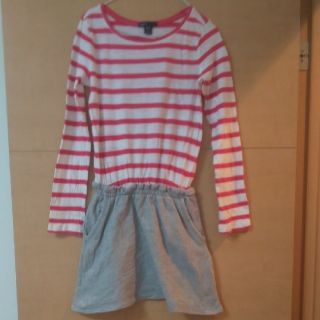 ギャップキッズ(GAP Kids)のgap 130 ボーダーワンピース(ワンピース)