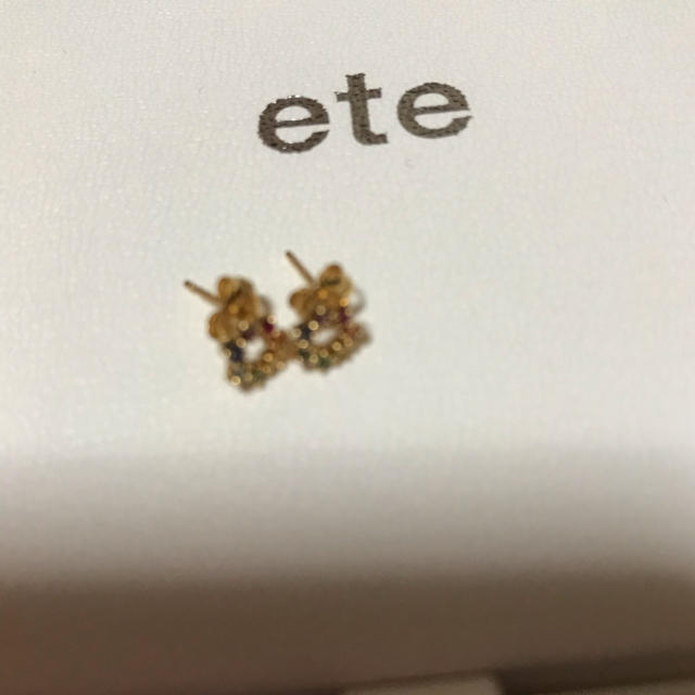 ete(エテ)のエテ　ete K18 フォーチュン　ピアス レディースのアクセサリー(ピアス)の商品写真