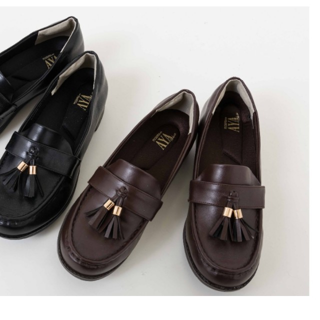 しまむら(シマムラ)のプチタッセルローファー レディースの靴/シューズ(ローファー/革靴)の商品写真