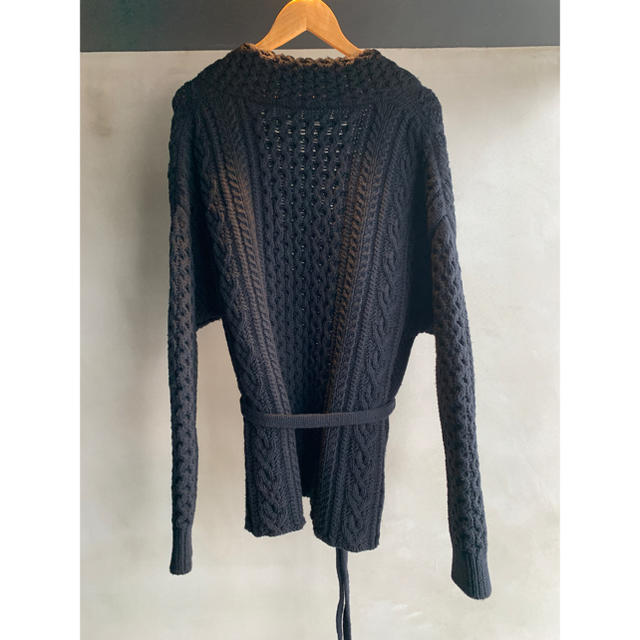 AURALEE オーラリー MERINO ARAN KNIT GOWN ガウン 【ポイント10倍
