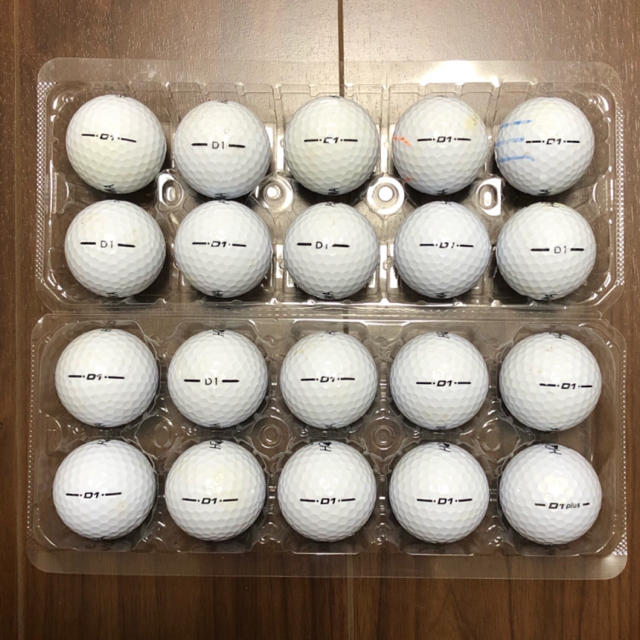 本間ゴルフ(ホンマゴルフ)のHONMA ホンマ 本間ゴルフ ロストボール D1、D1 plus 20球 スポーツ/アウトドアのゴルフ(その他)の商品写真