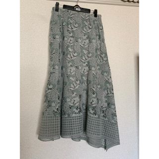 ザラ(ZARA)のオリジナルレースマーメイドスカート(ひざ丈スカート)