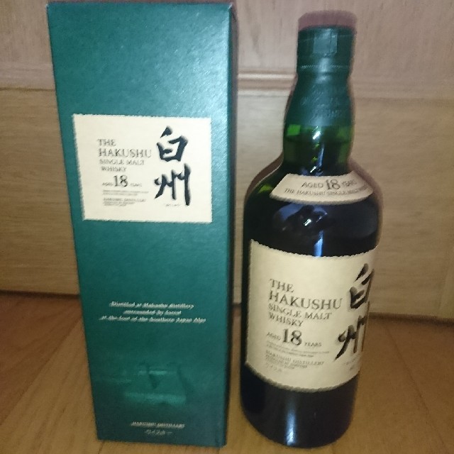 白州18年箱付き食品/飲料/酒