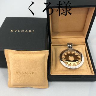 ブルガリ(BVLGARI)のBVRGARI ブルガリK18 トンドサン ステンレス ペンダントトップ大4.2(ネックレス)