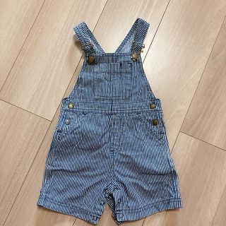 プチバトー(PETIT BATEAU)のプチバトー　サロペット　ロンパース(ロンパース)