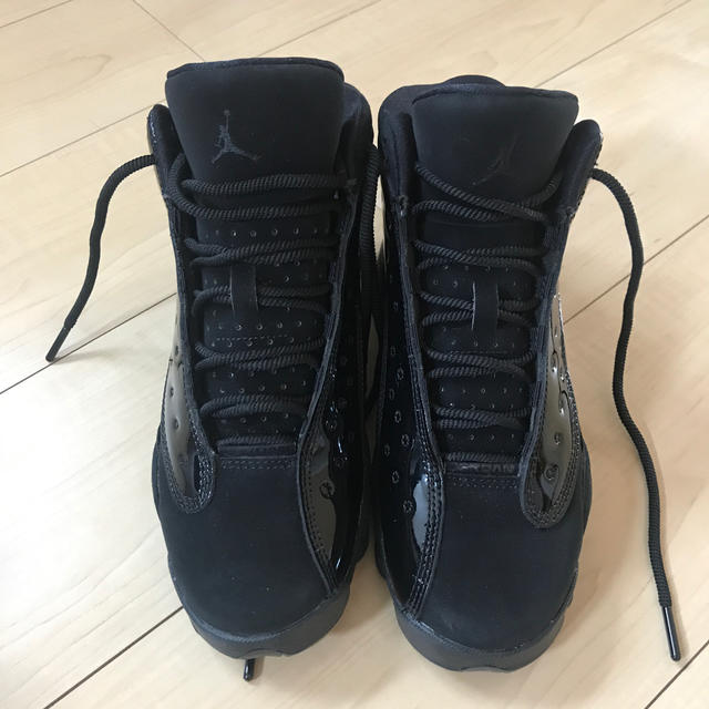 最終値下げjordan13パテントブラック