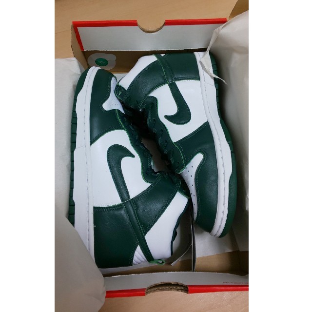 スニーカーNIKE DUNK HIGH Spartan Green