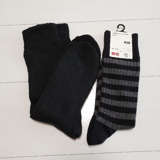 ユニクロ(UNIQLO)の【新品】メンズソックス　2足セット(ソックス)