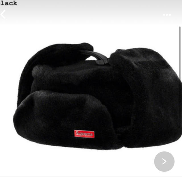 supreme faux fur ushanka hat  サイズ M/L