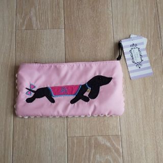 ルルギネス(LULU GUINNESS)のルルギネス ポーチ ドッグ柄 犬 傘ケース 傘ポーチ ダックスフント(ポーチ)