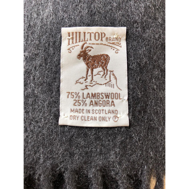 JOURNAL STANDARD(ジャーナルスタンダード)のジャーナル購入　HILLTOP ヒルトップ ストール　マフラー　グレー レディースのファッション小物(ストール/パシュミナ)の商品写真