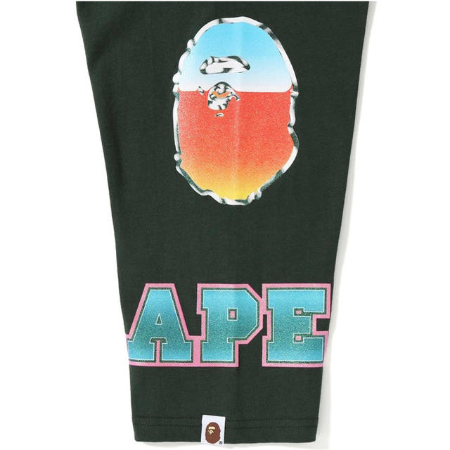 BAPE アベイシングエイプ 7分袖 七分袖 長袖 Tシャツ カットソー 新品S