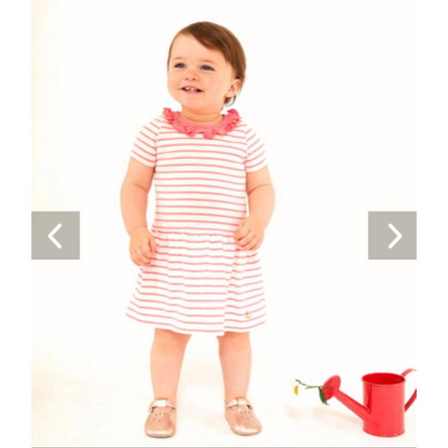 PETIT BATEAU(プチバトー)のSALE!新品！プチバトー　ワンピース　18m キッズ/ベビー/マタニティのベビー服(~85cm)(ワンピース)の商品写真