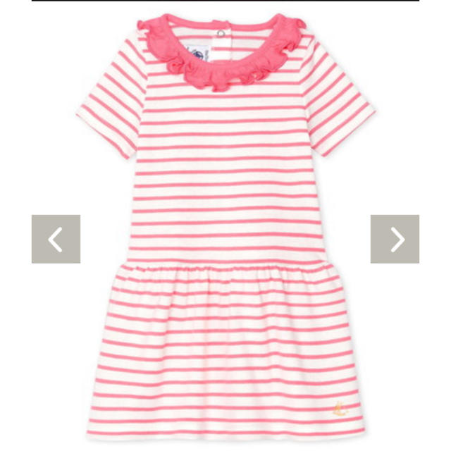 PETIT BATEAU(プチバトー)のSALE!新品！プチバトー　ワンピース　18m キッズ/ベビー/マタニティのベビー服(~85cm)(ワンピース)の商品写真