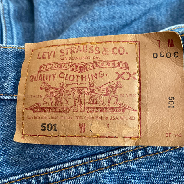 Levi's(リーバイス)のリーバイス501 アメリカ製　レギュラー　w30 メンズのパンツ(デニム/ジーンズ)の商品写真