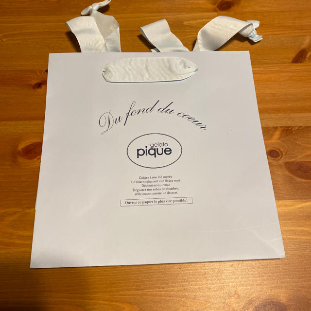 gelato pique(ジェラートピケ)のジェラートピケ　ラッピング　ショップ袋 レディースのバッグ(ショップ袋)の商品写真