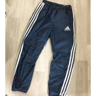 アディダス(adidas)の青空様専用！ナイロンパンツデニム柄裏起毛(パンツ/スパッツ)