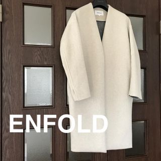 エンフォルド(ENFOLD)のENFOLDエンフォルド　ノーカラーコート(ロングコート)