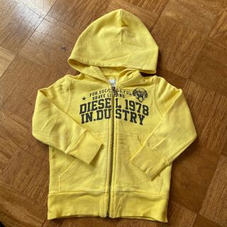 ディーゼル(DIESEL)の【中古】DIESEL キッズ フーディー パーカー イエロー 24M(ジャケット/上着)