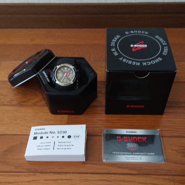 【新品/未使用】G-SHOCK AWG-M100-1AER（ソーラ/電波時計）