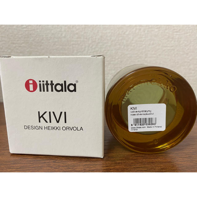 iittala(イッタラ)のkivi Rose olive iittala × marimekko インテリア/住まい/日用品のインテリア小物(置物)の商品写真