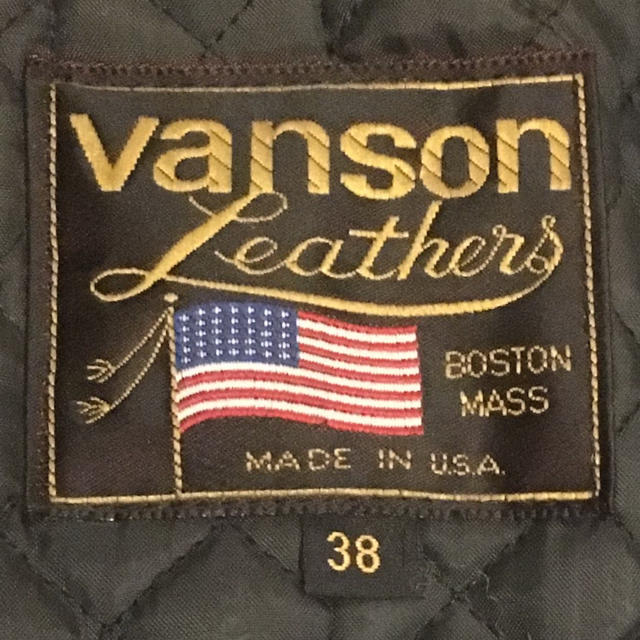 VANSON(バンソン)のVANSON シングル ライダースジャケット メンズのジャケット/アウター(ライダースジャケット)の商品写真