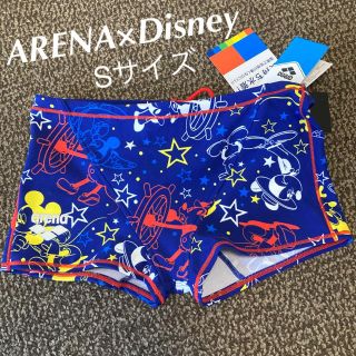 アリーナ(arena)の新品★ ARENA ディズニー ミッキーマウス 競泳 水着 Sサイズ (水着)