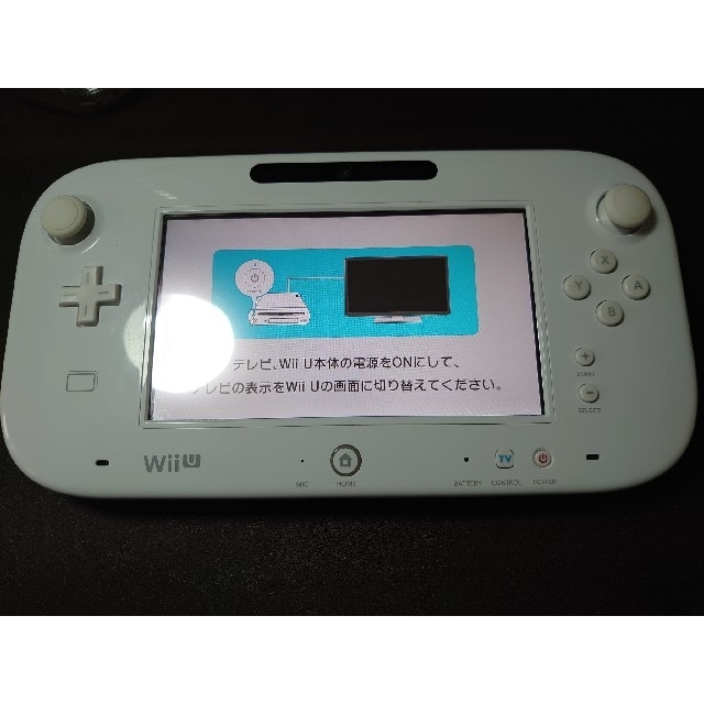 Wii U(ウィーユー)のWiiU ゲームパッド① エンタメ/ホビーのゲームソフト/ゲーム機本体(家庭用ゲーム機本体)の商品写真