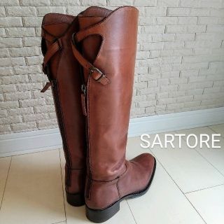 サルトル(SARTORE)のサルトル ブラウン ロングブーツ(ブーツ)