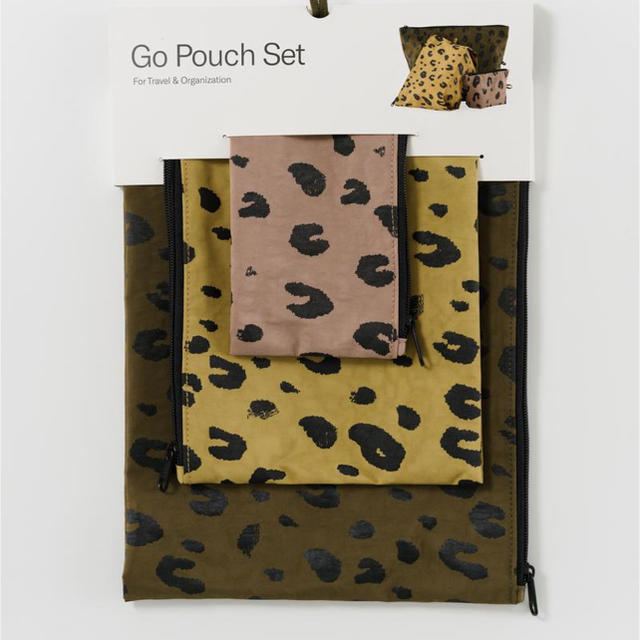 DEUXIEME CLASSE(ドゥーズィエムクラス)のBAGGU Go Pouch Set   Leopard バグー　ポーチセット レディースのファッション小物(ポーチ)の商品写真