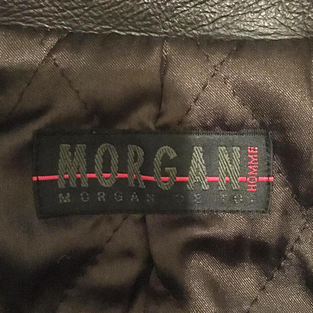 MORGAN HOMME(モルガンオム)のMORGAN HOMME モルガンオム レザーコート メンズのジャケット/アウター(トレンチコート)の商品写真