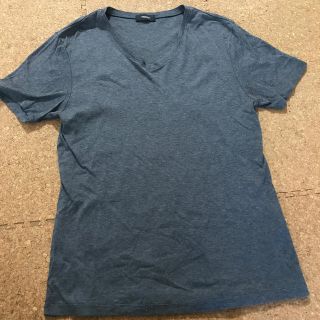 セオリー(theory)のセオリー　Ｖネック半袖Tシャツ　グレー　Sサイズ(Tシャツ/カットソー(半袖/袖なし))