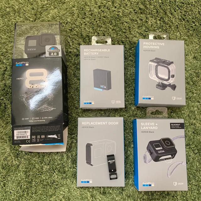 GoPro HERO8 Black(アクセサリー多数付き)