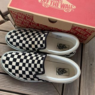 ヴァンズ(VANS)のVANS スリッポン スニーカー　チェック(スニーカー)