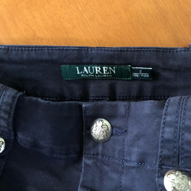 Ralph Lauren(ラルフローレン)のローレン　ラルフローレン  ネイビー　スカート レディースのスカート(ひざ丈スカート)の商品写真