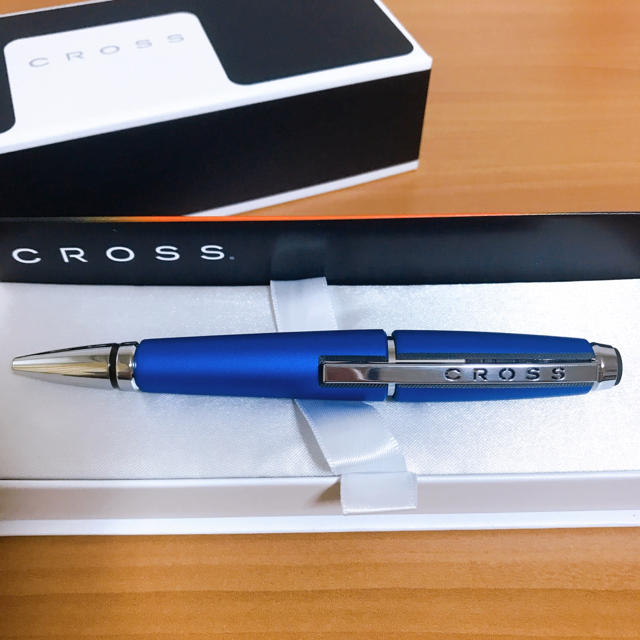 CROSS(クロス)の【新品】CROSS ボールペン　青 インテリア/住まい/日用品の文房具(ペン/マーカー)の商品写真
