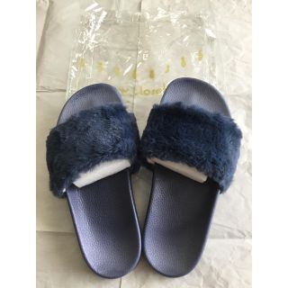 ダブルクローゼット(w closet)のBMS様専用　W closet ファーサンダル(サンダル)