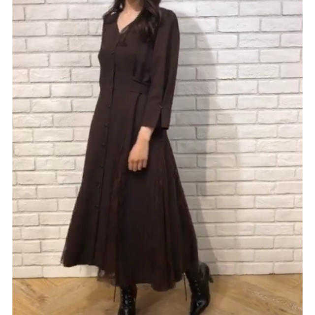 オシャレ リランドチュール♡マチプリーツフレアワンピース♡新品タグ