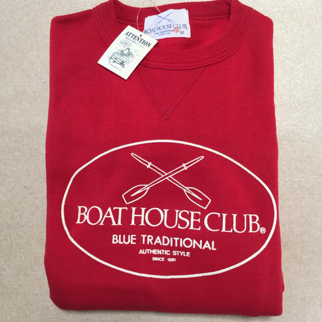 Boat House Club Red トレーナー