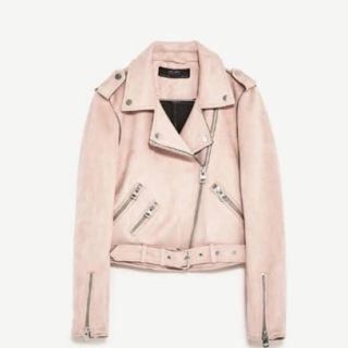 ザラ(ZARA)のZARA スウェードライダース(ライダースジャケット)