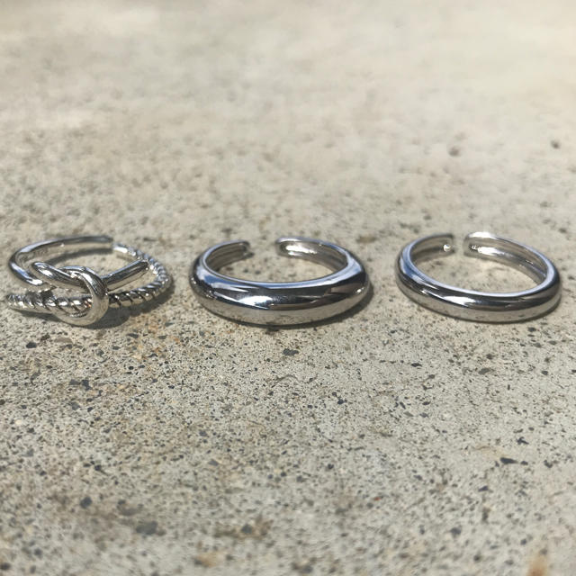 BEAUTY&YOUTH UNITED ARROWS(ビューティアンドユースユナイテッドアローズ)の【再々入荷】Silver 925 ring - s05 3点セット  メンズのアクセサリー(リング(指輪))の商品写真