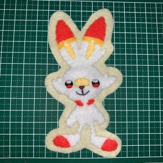 ポケモン(ポケモン)のハンドメイド フェルトワッペン ヒバニー(その他)