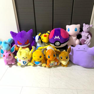 ポケモン(ポケモン)のポケモン　ぬいぐるみ　まとめ売り(キャラクターグッズ)